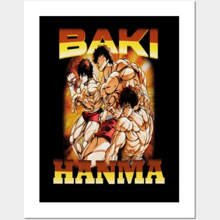 Baki Hanma The Grappler Fanart Posters and Art